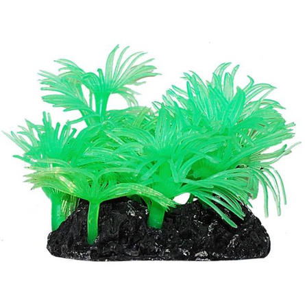 УЮТ Коралл аквариумный Актинии Солнечные зеленые, силиконовый, 10 см – интернет-магазин Ле’Муррр