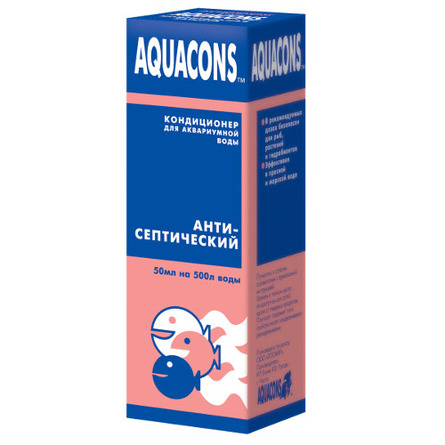 Зоомир Акваконс Антисептический Кондиционер для аквариумной воды – интернет-магазин Ле’Муррр