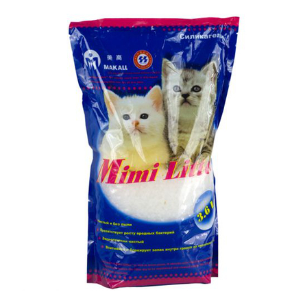 Mimi Litter Впитывающий силикагелевый наполнитель для кошек – интернет-магазин Ле’Муррр