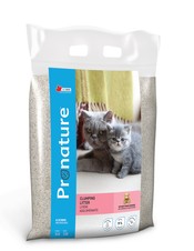 Pronature Комкующийся глиняный наполнитель для кошек (с ароматом детской пудры)