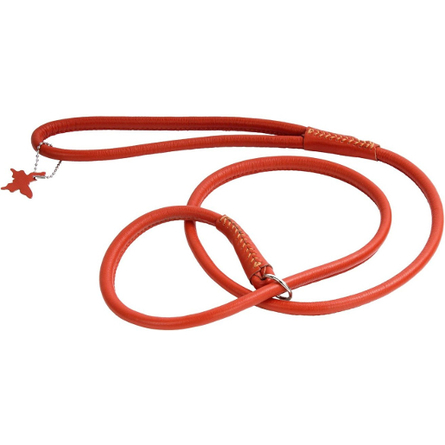 Collar Glamour Поводок-удавка круглый для собак, ширина 6 мм, длина 135 см, оранжевый – интернет-магазин Ле’Муррр