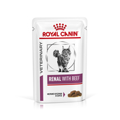 Royal Canin Renal Влажный лечебный корм для кошек при заболеваниях почек (с говядиной)