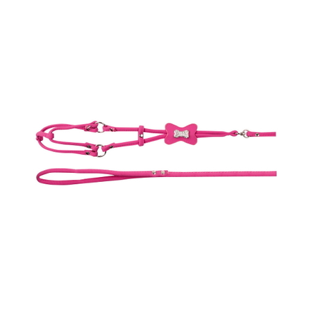 Dezzie Шлейка для собак, шея 21 см, грудь 27 см, розовая – интернет-магазин Ле’Муррр