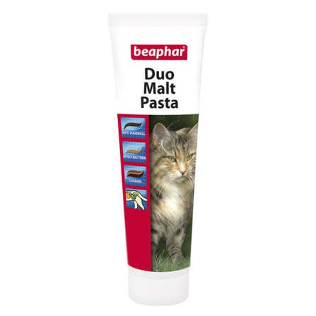 Beaphar Duo Malt Pastа Паста двойного действия для кошек для выведения шерсти (с солодом) – интернет-магазин Ле’Муррр